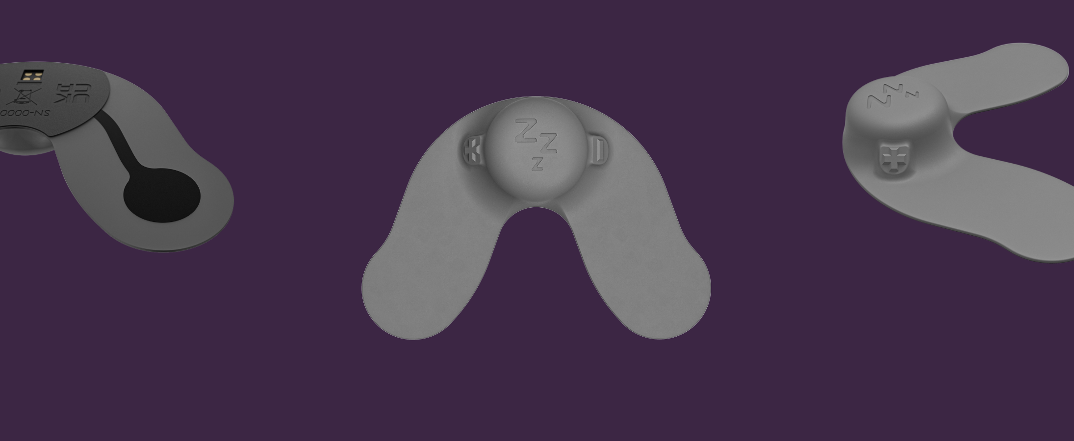 Close up of Zeus anti-snoring device